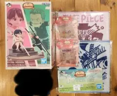 一番くじ　ワンピース　C賞　ロロノア・ゾロ&くいなフィギュア