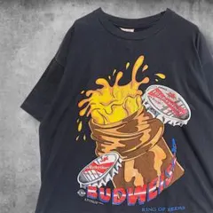 CCYG アドバタイジング Tシャツ 90s バドワイザー ビール 企業 広告