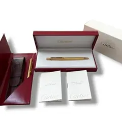 Cartier カルティエ ボールペン シャーペン ゴールドカラー ケース付きのサムネイル