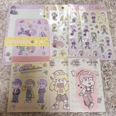 おそ松 100均コラボ ステーショナリーセット