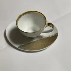 Noritake カップとソーサーセット　金彩