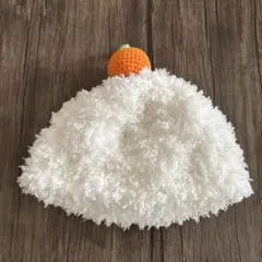 鏡餅帽子③ 正月 年賀状 新生児 ニューボーン 雪だるま ベビー フォト 