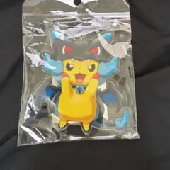 ポケモン メガリザードンX ピカチュウ ぽんちょ アクリルキーホルダー