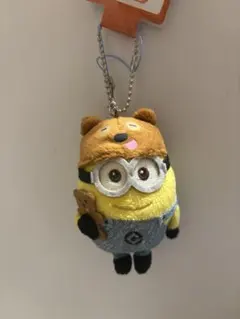 ミニオン クマの帽子 ぬいぐるみキーチェーン