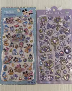 プチドロップステッカー ベビーミッキー&フレンズ