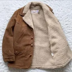 Y*u様 USA製 80s Lサイズ ショット ウエスタン スエード ボアランチ