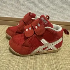 ASICS ベビーシューズ　赤　13.0