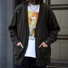 値下げ！！FREAK'S STORE カーディガン オリーブ