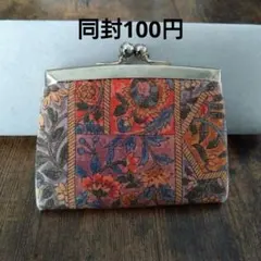 【同封100円】和柄 がま口 財布 和小物 レトロ ヴィンテージ