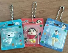クレヨンしんちゃん ミニチュア キーホルダーセット しんちゃん ひろし シロ