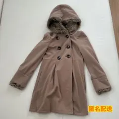 コート ダウン アウター Aライン ピンク ベージュ 冬