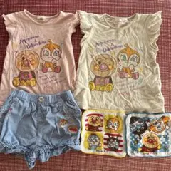 5点セット　おまとめ品　アンパンマン Tシャツ ズボン　ハンカチ