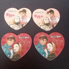 名探偵コナンカードゲーム バレンタイン交流会 事件編/解決編マーカー 4個セット