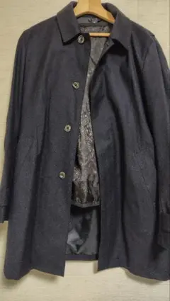 MONSIEUR NICOLE ダークネイビー コート 48