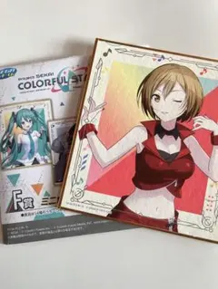 プロセカ　セガラッキーくじ　F賞　ミニ色紙　MEIKO