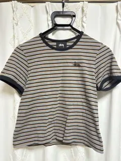 Stussy ストライプ 半袖Tシャツ Mサイズ