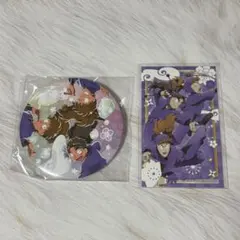 忍たま乱太郎 ドリーム缶バッジ 缶バ 特典 ミニカード 【不破、鉢屋、竹谷】