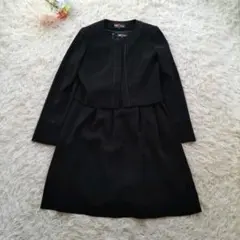 大きいサイズXL　美品　ヴィヴィフルール　ブラックフォーマルスーツ　セットアップ