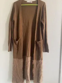 【ROYAL PARTY ブラウンカーディガンM〜L】