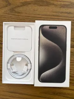 iPhone15pro 箱のみ 充電ケーブル SIMピン付 - メルカリ