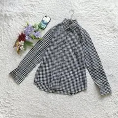 インターメッツォ 長袖シャツ ボタンダウン M チェック柄 メンズ 普段着 外出のサムネイル