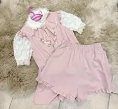 Secret Honey シークレットハニー セットアップ ピンク 半袖