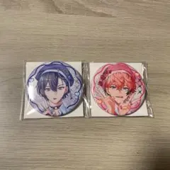 ぎゃうるふ 缶バッジ 小柳ロウ 赤城ウェン