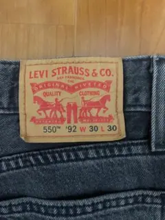 Levi's 550 92' ブラック W30 L30のサムネイル