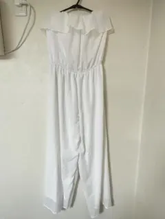 Julia Boutique オフショルダー ロングパンツ　ホワイトのサムネイル