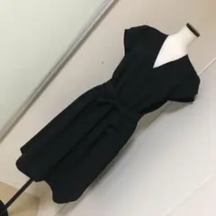 美品！OPAQUE.CLIPブラックワンピース