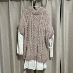 ケーブルニットワンピースのサムネイル