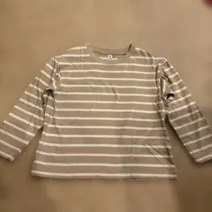 ユニクロ　ボーダーカットソー　￼ 120