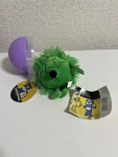 KUSOMEGANEなかまたちぬいぐるみ　ハリネズミ　緑　ガチャガチャ