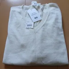 UNIQLO コットンカシミヤ Vネックセーター L