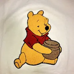 【くまのプーさん サガラ刺繍Tシャツ レディース M】