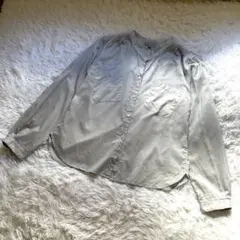 美品 マーガレットハウエル フェイバリット バンドカラーシャツ
