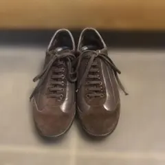 BALLY ブラウン スエード レザー カジュアルシューズ 25.5㎝