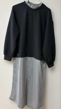 しまむら　カットソーワンピース　M