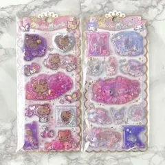 サンリオ 日焼けキティ マイメロ クロミ❥ウォーターシール 水シール