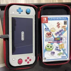 Nintendo Switch Lite グレー/ピンク ぷよぷよテトリス2