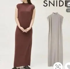 SNIDELワンピース ノースリーブ ロング丈 swno234134