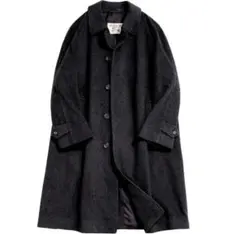 80s BURBERRY カシミヤ 100% コート 50