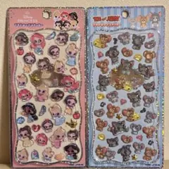 【正規品】プチドロップステッカー❋ディズニー❋プリンセス トムジェリ