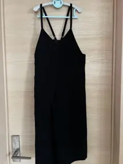 ブラックキャミソールオールインワン
