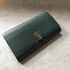 バーバリー TBコンチネンタルウォレット 長財布 グレイニーレザー 