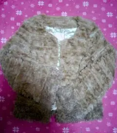 [美品]暖かいブラウン ✧ウィンターファージャケットLサイズ