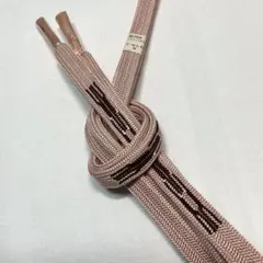 ◯b284 正絹　帯締　単品　未使用極美品　着物