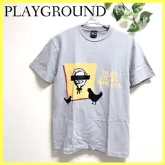 最終価格【極美品】PLAY GROUND プレイグランド　半袖　Tシャツ　グレー