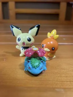 ポケモン ミニフィギュアセット ピチュー アチャモ フシギバナ