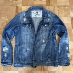 Charles & 1/2 ダメージデニムジャケット M